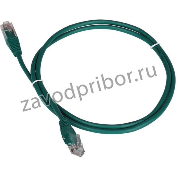 Патч-корд Lanmaster TWT-45-45-1.0-GN UTP RJ-45 вил.-вилка RJ-45 кат.5E 1м зеленый ПВХ (уп.:1шт)