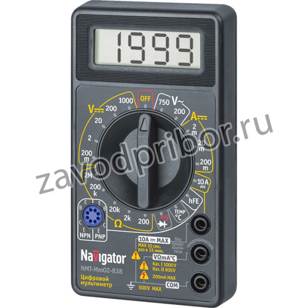 Мультиметр Navigator 82 432 NMT-Mm02-838 (838)