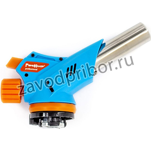 Горелка газовая на бутановый баллон, пьезоподжиг,, 105x140мм, 73-0-009