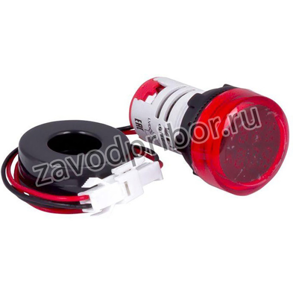 Индикатор значения тока и напряжения ED16-22AVD 100А красн. PROxima EKF ed16-22avd-r