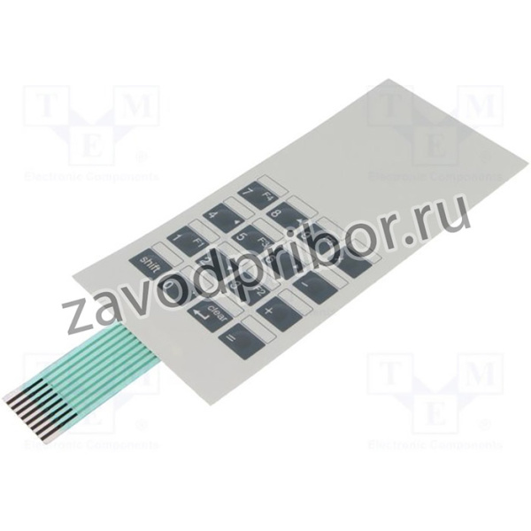 STD44-08, Клавиатура: мембранная, Кол-во кноп: 16, W: 71мм, Шаг: 2,54м
