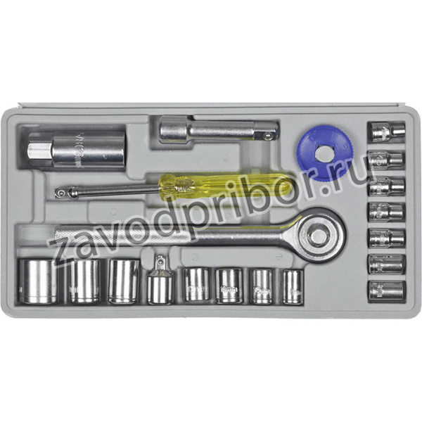 27602-H20, DEXX 20 предм. (3/8",+ 1/4"), Универсальный набор инструмента (27602-H20)