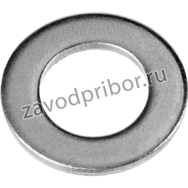 Шайба DIN 125A, 4 мм, 120 шт, оцинкованная, ЗУБР