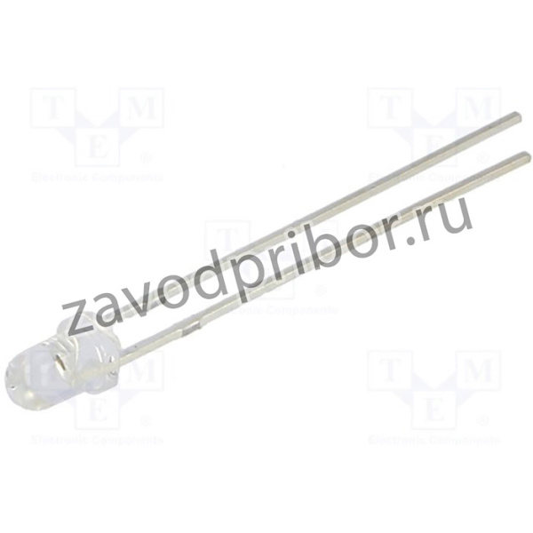 OSR7CA3131A, LED; 3мм; красный; 5800?7000мкд; 30°; выпуклая