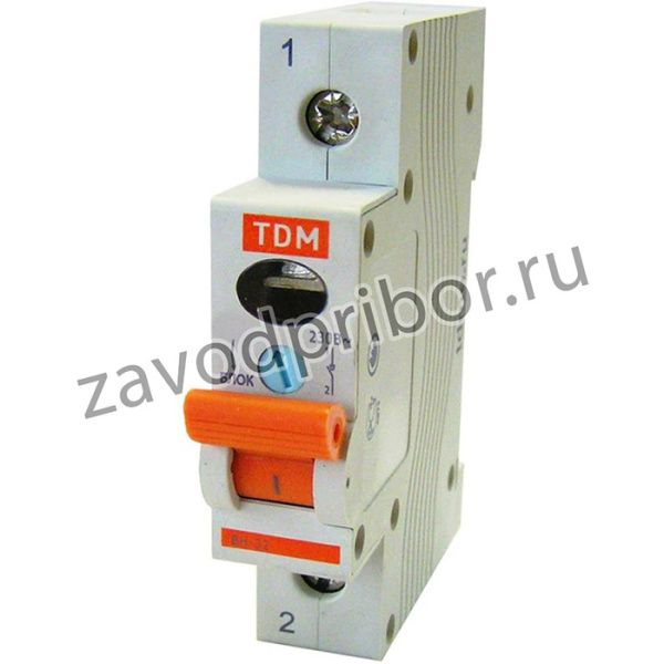 Выключатель нагрузки мини-рубильник ВН-32 1P 80A SQ0211-0008