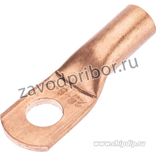 07-5315-3, Наконечник медный ТМ 25-10-8 (25мм2 - _10мм) (в упак 100шт)