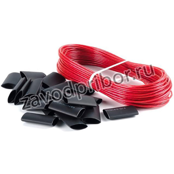 Комплект крепежа в водосточную трубу в 1 нитку 20 м (трос+крепежи) EXTHERM DRAIN/1