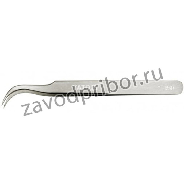 YT-6907, Пинцет изогнутый 120 мм