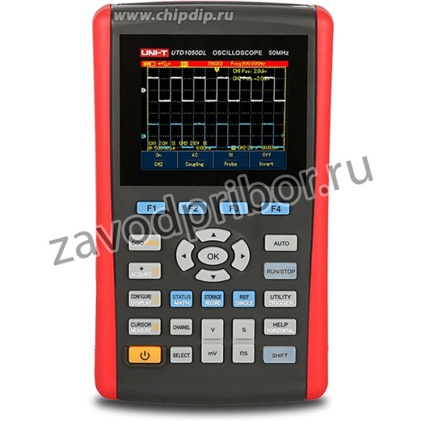 UTD1025CL, Осциллограф цифровой портативный, 1 канала x 25МГц