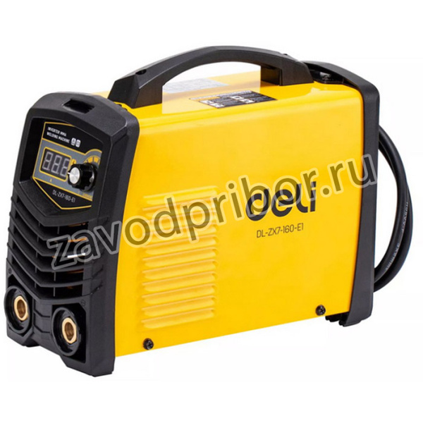 Сварочный аппарат инверторный Deli DL-ZX7-160-E1 (20-160А, 6,8кВт, 40%, диаметр электрода 1,6-4мм)
