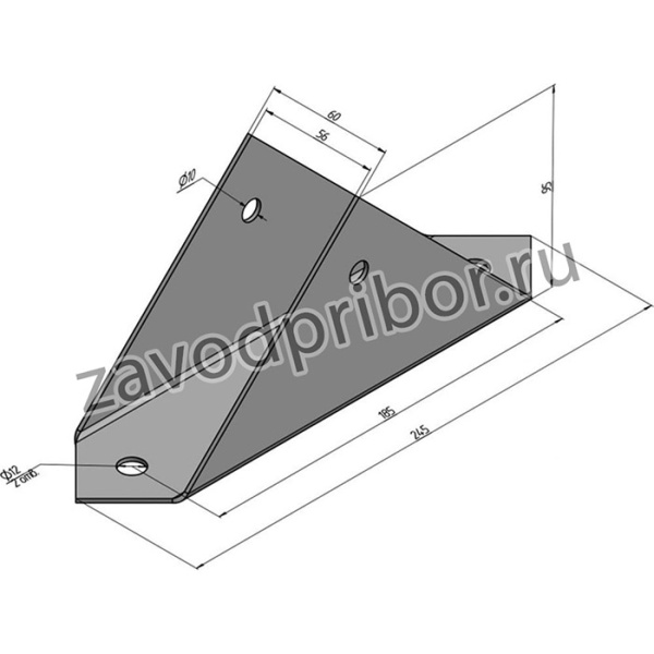 Подпятник для мачты ПДК8-10 цинк 259440116810