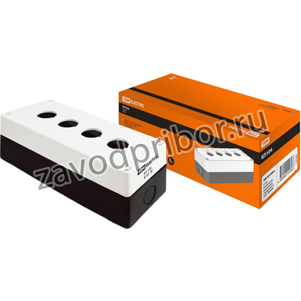 Корпус КП104 для кнопок 4места белый TDM