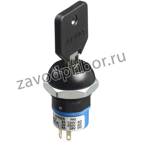 LK6SGB126M3, Keylock Switch, DPDT, 4 A 2-Way Flat-Key