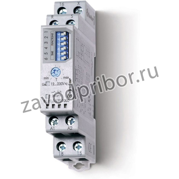 Модульный многофункциональный таймер функц: Ai, Di, sW, sp, be, De, ee, 1 CO конт. 16а, /=, 810102300000