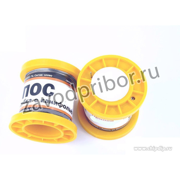 ПОС 61 Тр d=0.8мм 200г катушка, Припой