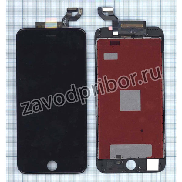 Дисплей (экран) в сборе с тачскрином для Apple iPhone 6S plus черный (Premium LCD)