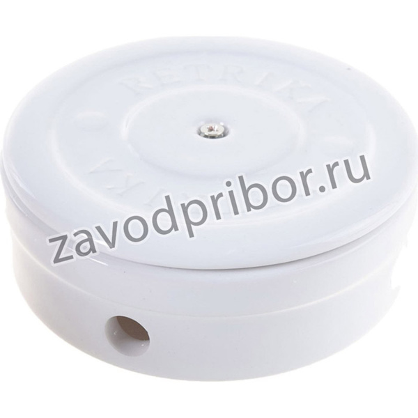 Распаечная коробка, цельнокерамическая, белый, D-95 RR-09021