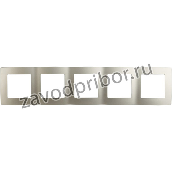 12-5005-04 ЭРА Рамка на 5 постов, Эра12, шампань Б0014784