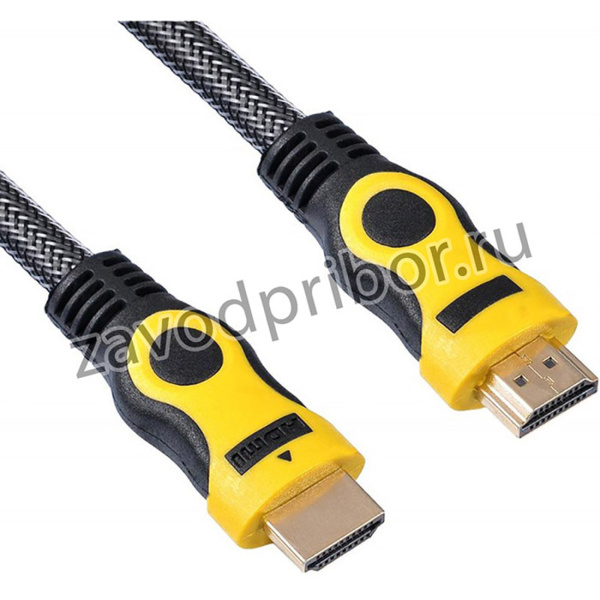 Кабель HDMI - HDMI, M/M, 1.8 м, v1.4, Buro, HDMI 19M-19M BRAID