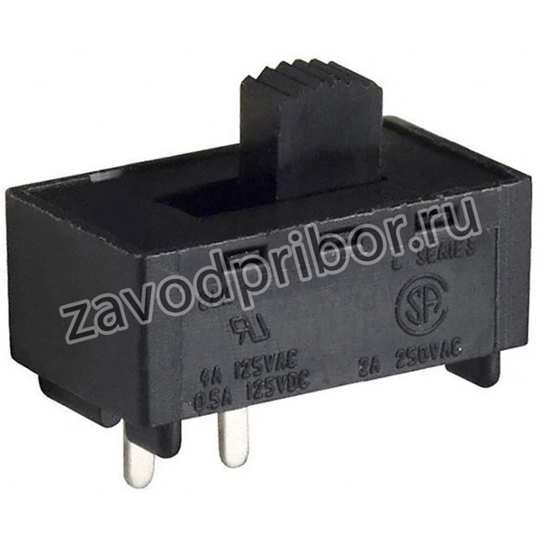 L101011MS02Q, Switch Slide ON OFF SPST Top Slide 4A 250VAC 125VDC PC Pins Thru-Hole Bulk