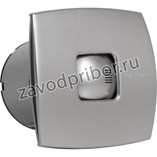 ВЕНТИЛЯТОР A100XS-S-K СЕРЕБРО С МИКРОВОЛНОВЫМ ДАТЧИКОМ + КЛАПАН+ ФЛАНЕЦ 402062
