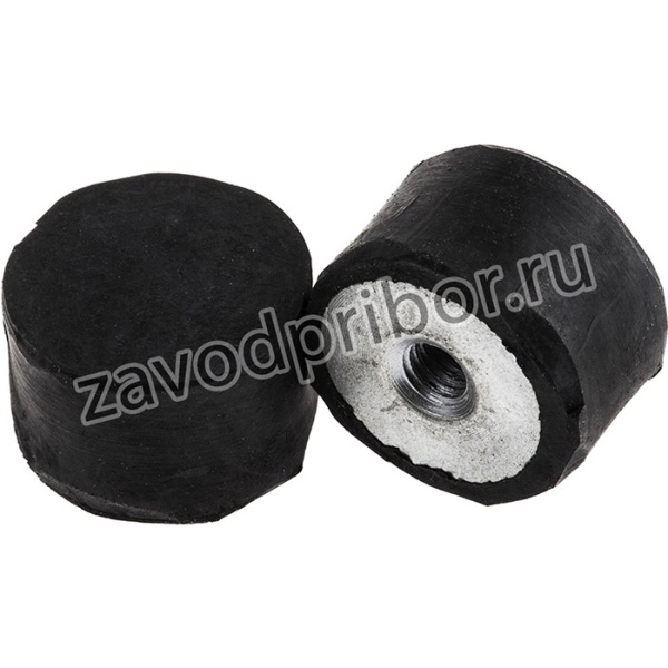 1610DE04-45, Cylindrical M4 Anti Vibration Mount, Female Buffer Foot with 16.2kg Compression Load