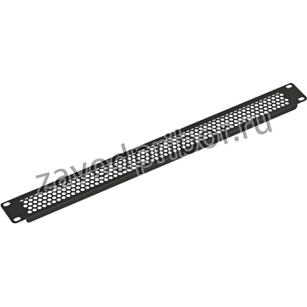 SYSMATRIX BP 0028.900 Фальш-панель 2U, перф., черный RAL 9004