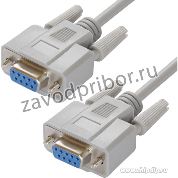 GCR-DB9CF2F-10m, GCR Кабель 10.0m RS-232, 9F/9F Premium серый 30 AWG