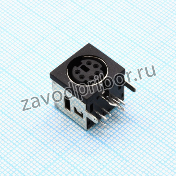 DS1093-01-BN40, (MDN-4FRS), minidin 4конт (м) на плату экранированный без уха