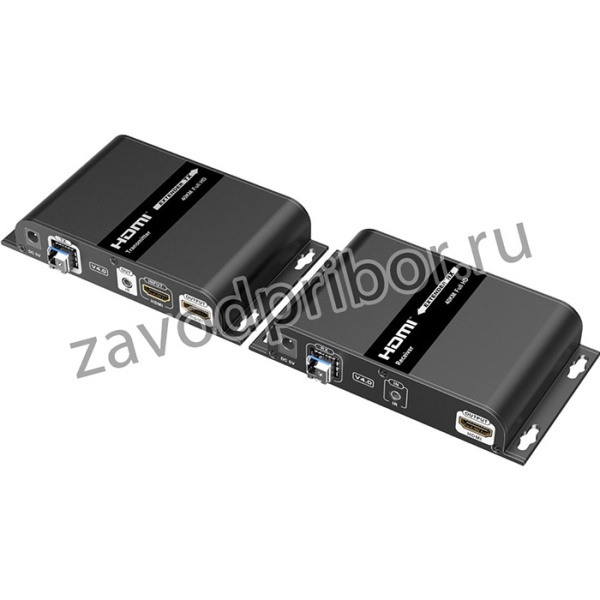 LKV378A-4.0, Удлинитель HDMI по оптическому кабелю до 40 км с ИК Lenkeng LKV378A-4.0