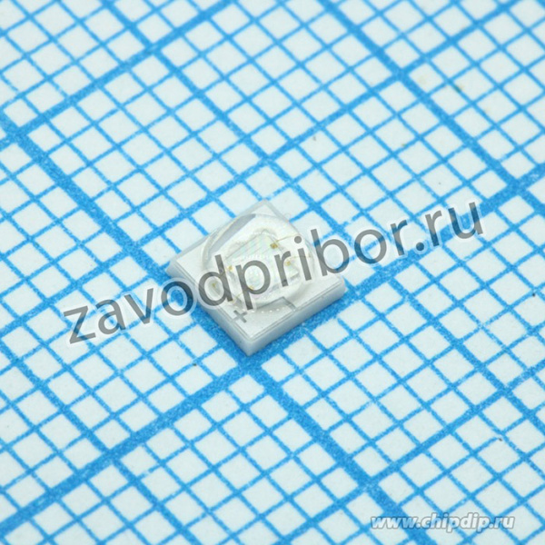 HL-C3535K4B3GA, Светодиод smd 3,45х3,45мм/синий/ 465нм/45-50Лм при 700мА/3Вт/3-3.8В/130°