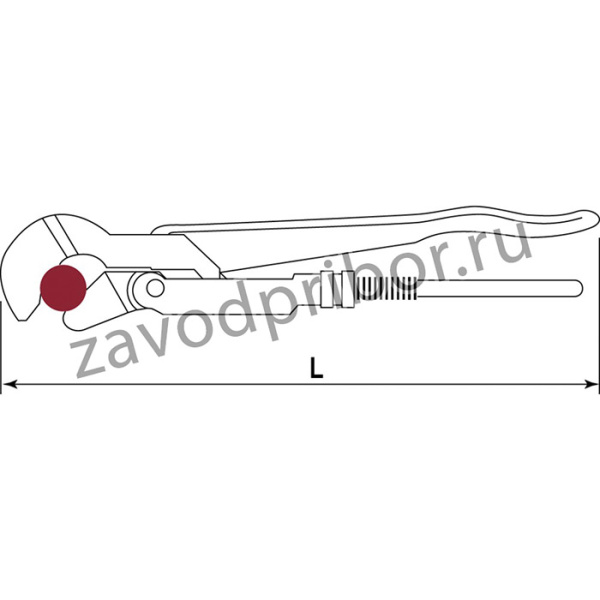 BNPW02Y Ключ трубный рычажный, №3, форма B