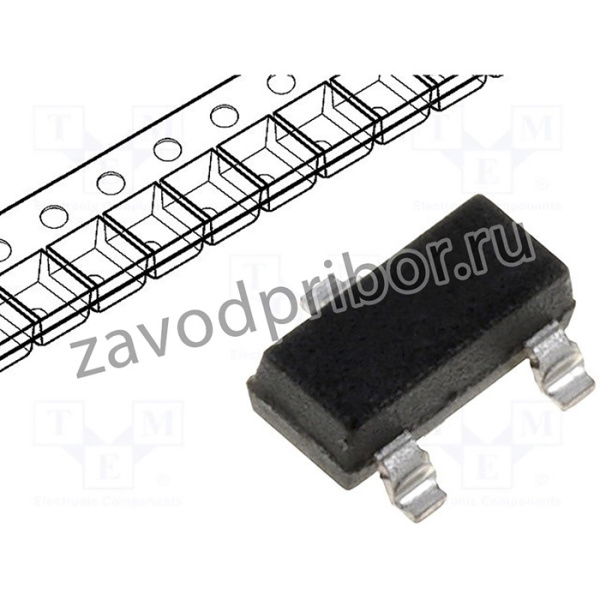 MMFTN20-DIO, Транзистор: N-MOSFET, полевой, 50В, 0,1А, 0,3Вт, SOT23