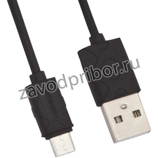 USB кабель Baseus Yaven Lightning Cable CAMUN-01 Micro USB 1M (черный)