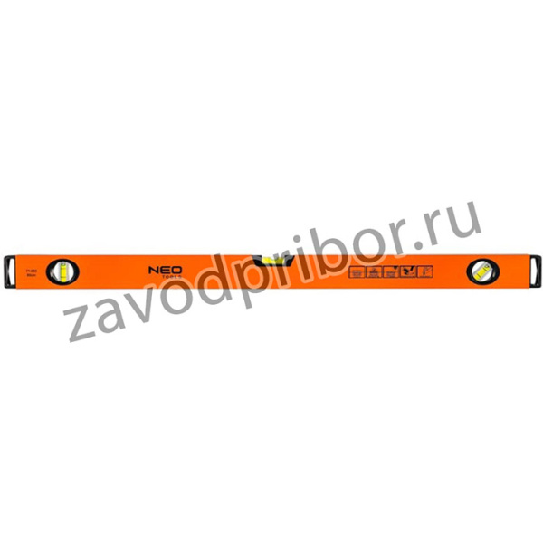 Алюминиевый уровень 800 мм фрезерованный 3 глазка 71-093