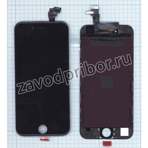 Дисплей (экран) в сборе с тачскрином для Apple Iphone 6 4.7 черный