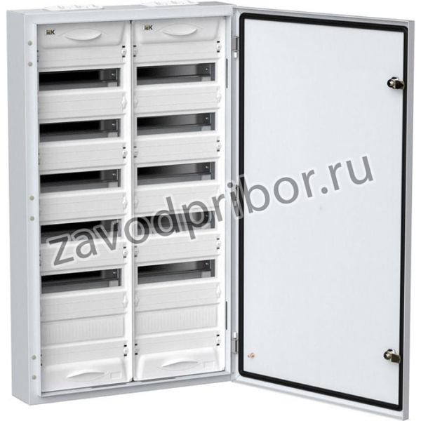 Корпус металлический ЩРн-144 (2х72) 960х570х140 IP54 бел. (одна дверь) TITAN 5 IEK TI5-50-N-2X072-54