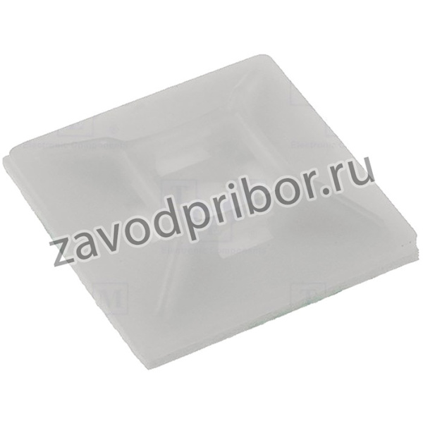 CM-28, Площадка самоклеящаяся, полиамид, натуральный, A 27,8мм, В 6,2мм