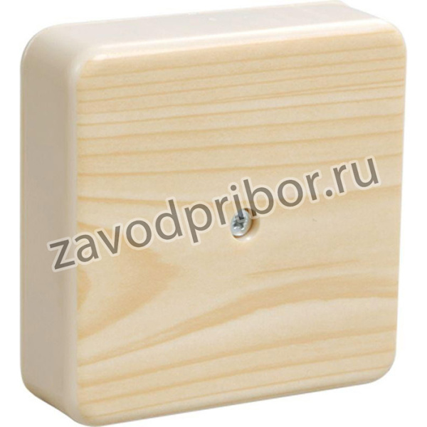 Коробка распаячная ОП 75х75х28 IP20 КМ41216-04 (6 клем. 6кв.мм) сосна IEK UKO10-075-075-028-K34