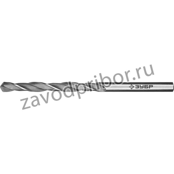 29621-4.5, ЗУБР ПРОФ-В 4.5х80мм, Сверло по металлу, сталь Р6М5, класс В