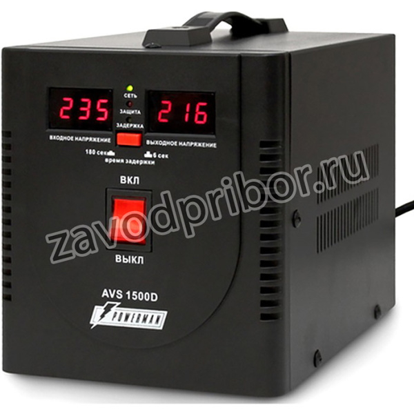 Стабилизатор напряжения Powerman AVS 1500D Black
