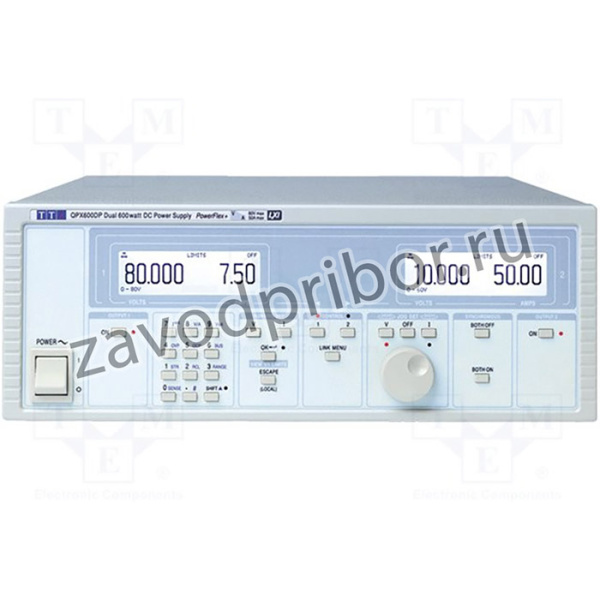 QPX600DP, QPX600DP Digital Bench Power Supply, 0 80V, 0 50A, 2-Output, 600W - UKAS Calibrated