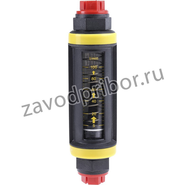 EF.7731113291, Easiflow Series Variable Area Flow Meter for Liquid, 5 L/min Min, 100 L/min Max