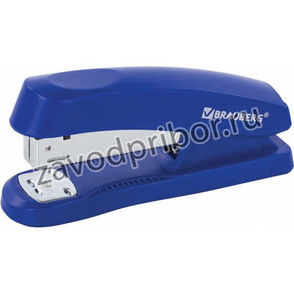 Степлер №24/6, 26/6 "Standard+", до 30 листов, синий, 228609