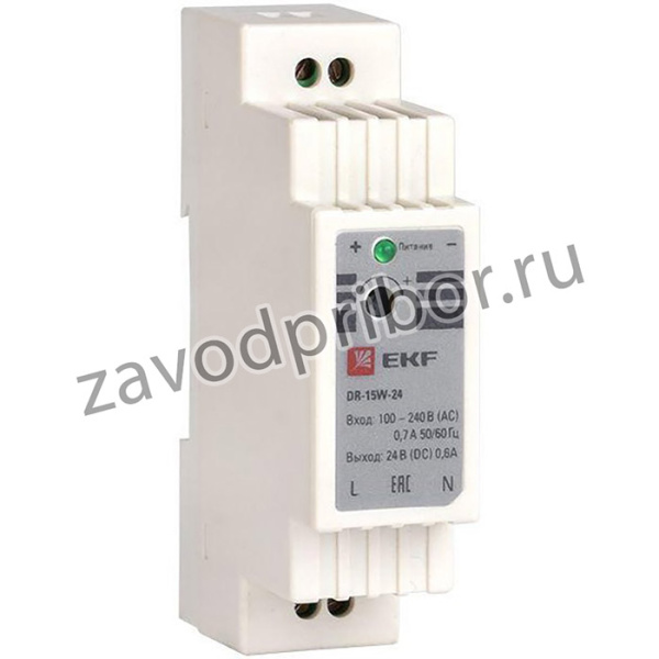 Блок питания 24В DR-15W-24 PROxima EKF dr-15w-24