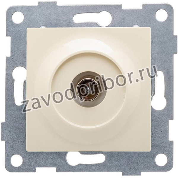Ugra МЕХ. антенной розетки, одинарной, СУ, беж С11А1-003