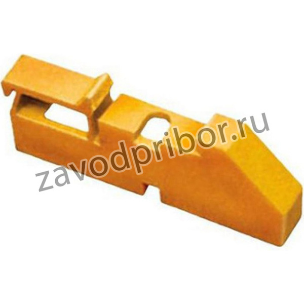 Изолятор на DIN рейку желтый SQ0810-0001