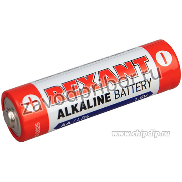 30-1050, Батарейка алкалиновая AA/LR6, 1,5В, 2 шт, блистер