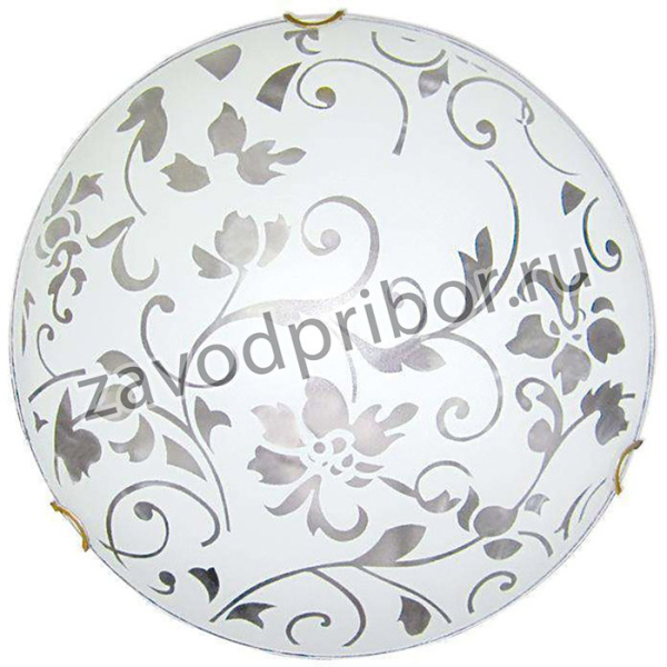 Светильник НПБ 01-60-130 М15 "Эрика" 250 60Вт E27 IP20 матов. бел./клипсы зол. (инд. упак.) Элетех 1005204374