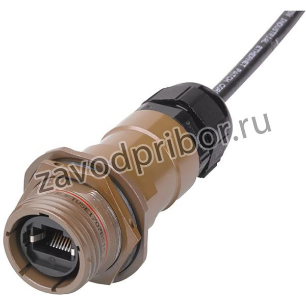 C-RJFTV5E1707BS1G, Модульный разъем, IP68, RJ45 Jack, 1 x 1 (Порт), 8P8C, Cat5e, IP68, Монтаж в Панель